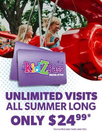 Worlds of fun kids pass x200